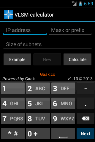 vlsm calculator for android