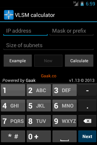 calculadora vlsm para android